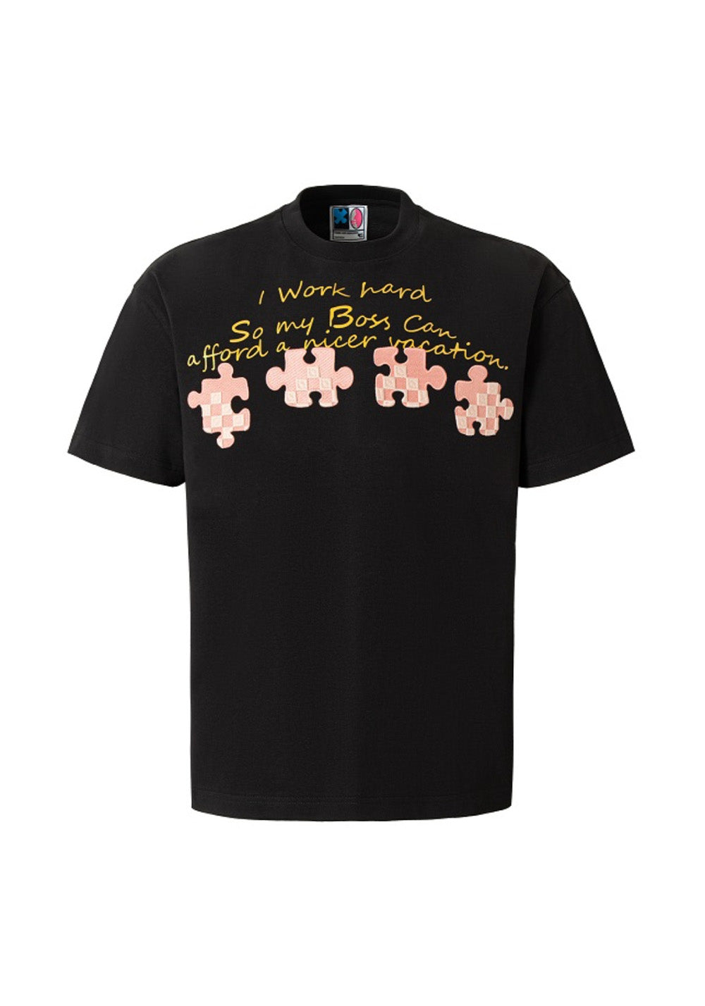 YADcrew丨YADcrew Summer Checkerboard Tee-Black - PSYLOS 1, YADcrew丨YADcrew Summer Checkerboard Tee-Black, T-Shirt, YADcrew•JAPAN, PSYLOS 1